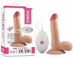 Реалістичний вібратор The Ultra Soft Dude тілесний - мініатюра 1