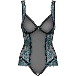 Сітчасте боді на кісточках Obsessive Amanta teddy L/XL