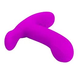 Вібратор PRETTY LOVE- Geri Purple, 12 функцій вібрації, 3 режими лизання, бездротовий пульт дистанційного керування PRETTY LOVE BI-300002W 100189 - мініатюра 7