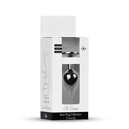 Анальна пробка - Jewellery Dark Silver Plug Green - мініатюра 10