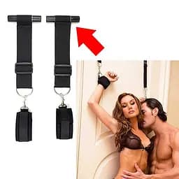 БДСМ підвіски на двері з наручниками Sportsheets Door Jam Cuffs для фіксації - мініатюра 3