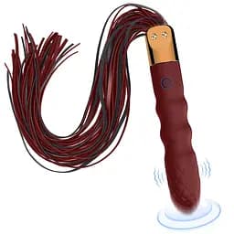Вібратор-флогер- Virbating Flogger - мініатюра 2