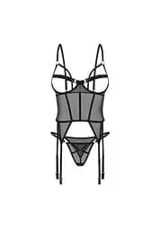 Корсет Obsessive Euridia XL/2XL (чорний) - мініатюра 3