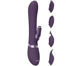 Вибратор-кролик Vive Etsu для точек G A K и клитора фиолетовый