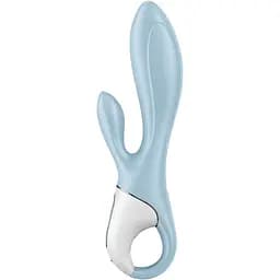 Вибратор-кролик Satisfyer Air Pump Bunny 1 20 см голубой