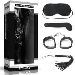 BDSM набор Deluxe Bondage Kit 4 шт (черный)