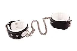 Наручники Whips Collection, біло-чорні WHIPS 58-00052 103380
