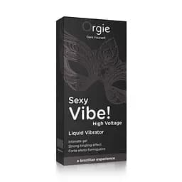 Рідкий вібратор Sexy Vibe Інтенсивність вібрації: сильна 15 мл Orgie (Бразилія-Португалія) - мініатюра 4