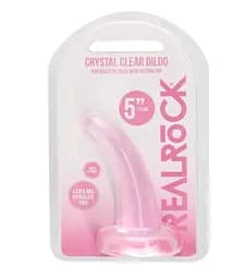 Фалоімітатор - Realrock Dildo 4,5" Pink - мініатюра 1