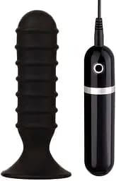 Анальна пробка з вібрацією MENZSTUFF RIBBED TORPEDO Dreamtoys 20721 86827 - мініатюра 2
