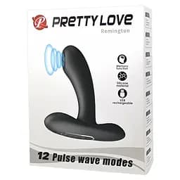 Стимулятор простаты Pretty Love Remington, 11 см черный
