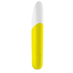 Мінівібратор Satisfyer Ultra Power Bullet 7 (Жовтий): Гнучкий язичок для імітації оральних пестощів та точної стимуляції - мініатюра 5