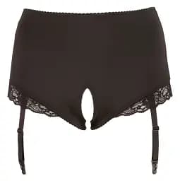 Трусики Cottelli Curves otwarte, XL (чорний) - мініатюра 6
