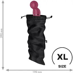 Мішечок для зберігання іграшок Satisfyer Treasure Bag XL Black - мініатюра 2