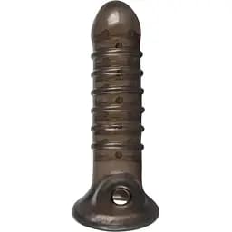 Насадка на пенис Rebel Dick & Ball Sleeve 18 см черный