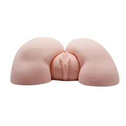 Реалістичний мастурбатор Crazy Bull Realistic Vagina and Ass тілесний - мініатюра 3