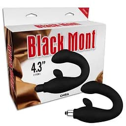 Стимулятор простаты Black Mont P-Spot Perineum, 25 см черный