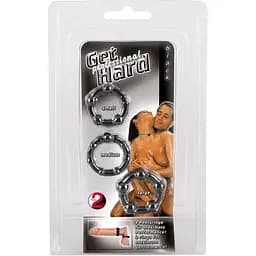 Набор эрекционных колец You2Toys Get Hard 3 шт. черный