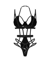 Боді Obsessive Keira Lise, L/XL (чорний) - мініатюра 5