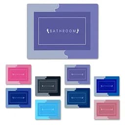 Коврик суперпоглощающий в ванную 60*90см прямоуголь. R30937-90 /30/