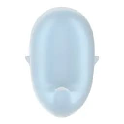 Вакуумний стимулятор клітора з вібрацією Satisfyer Cutie Ghost блакитний - мініатюра 4