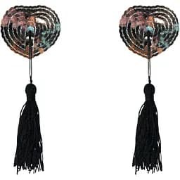 Наклейки на соски Lola games Burlesque сріблястий