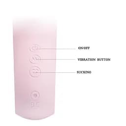 Вібратор Romance Massage Sucking Vibrator Pink - мініатюра 6
