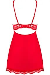 Комплект Obsessive Luvae babydoll (Червоний, S/M) Obsessive 96585 96678 - мініатюра 4
