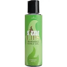 Зігрівальний масажний гель Sensuva Sizzle Lips яблуко 125 мл