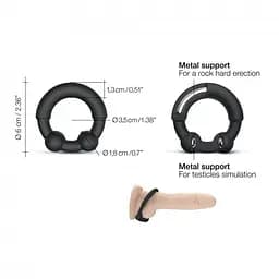 Кільце ерекційне з металевими вставками Dorcel STRONGER RING Dorcel SO5077 91775 - мініатюра 4