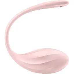 Виброяйцо Satisfyer Ribbed Petal 23 см розовый