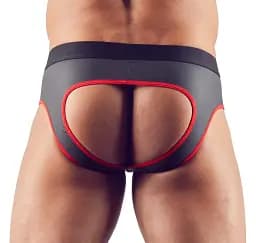 Чоловічі труси Svenjoyment Underwear Jock XL (чорний з червоним) - мініатюра 2