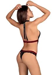 Боді Obsessive Rossita мереживний S/M чорний - мініатюра 2