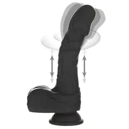 Фалоімітатор Naked Addiction – 8.6” Silicone Rotating & Thrusting Vibrating Dildo with Remote Black - мініатюра 5