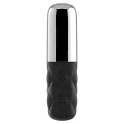 Потужний міні-вібратор Satisfyer Sparkling Darling Silver: 15 режимів, з ковпачком, дизайн помади - мініатюра 1