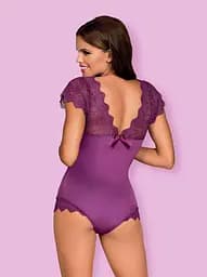 Боді Obsessive Moketta L/XL фіолетовий - мініатюра 3