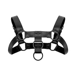 Портупея Bedroom Fantasies Bruno Chest Bulldog Harness - Black - мініатюра 2