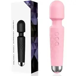 Вібратор для жінок 20 режимів вібрації 8 швидкостей рожевий 15 см