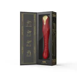 Смартвібратор-пульсатор Zalo - King Wine Red Zalo SO6656 93153 - мініатюра 2