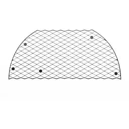 Маска на лицо Bijoux Indiscrets - Louise Mask, виниловая, клеевое крепление, без завязок