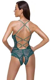 Боді Cottelli Collection Lingerie Ouvert L бірюзовий - мініатюра 4