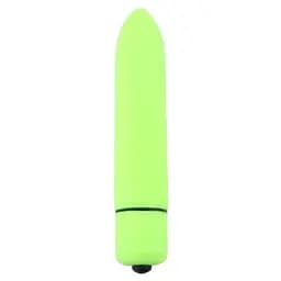 Міні віброкуля для жінок з 10 режимами вібрації 9,3 см салатовий