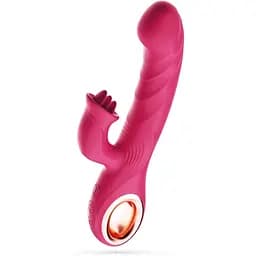 Вибратор-кролик Crushious Mirenca 22.5 см (розовый)