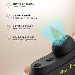 Стимулятор клітора вакуумно-хвильовий вуманайзер Portable Sucker 10 режимів USB-зарядка Білий - мініатюра 5