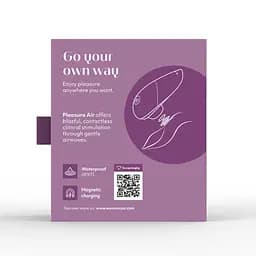Вакуумний кліторальний стимулятор Womanizer Liberty 2 Purple Womanizer SX0523 100866 - мініатюра 3