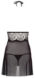 Комплект Cottelli Collection Lingerie Chemise Set XL чорний - мініатюра 7