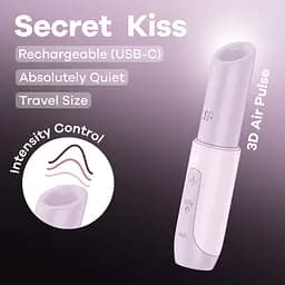 Вакуумний стимулятор Satisfyer Secret Kiss, магнітна технологія 3D Air Pulse Satisfyer IG078519; SX2163 100855 - мініатюра 7