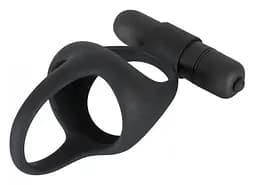 Ерекційне кільце Black Velvets Cock & Ball Ring із вібрацією, створене для двох You2Toys 42-05859550000 87308 - мініатюра 5