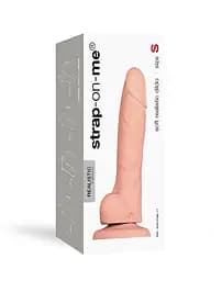 Реалістичний фалоімітатор Strap-On-Me SOFT REALISTIC DILDO Vanilla - Size S - мініатюра 3