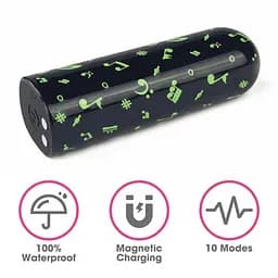 Вібропуля Rechargeable Glow-in-the-dark Music Massager - мініатюра 2
